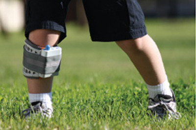 Child playing while wearing WalkAide Foot Drop system - available at Sunshine Pediatrics and Orthotics in northern NJ