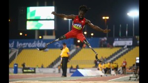 Regas Woods Long Jump at US Paralympic Team tryouts