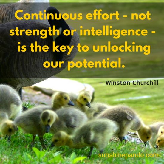 Unlock your potential with continuous effort not strength or intelligence - Sunshine Prosthetics and Orthotics