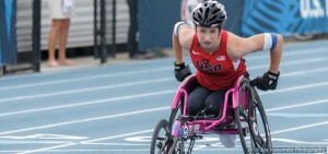 Alexa Halko, pictured at the 2016 U.S. Paralympic Team Trials, is the second-youngest member of the U.S. Paralympic Team heading to Rio.