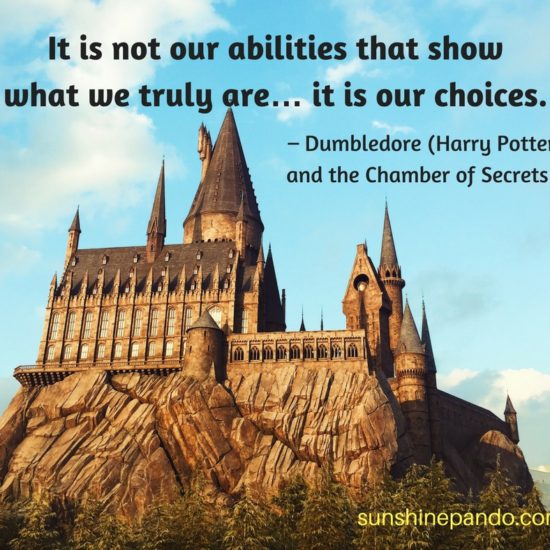 Our choices show what we are - not our abilities - Sunshine Prosthetics and Orthotics