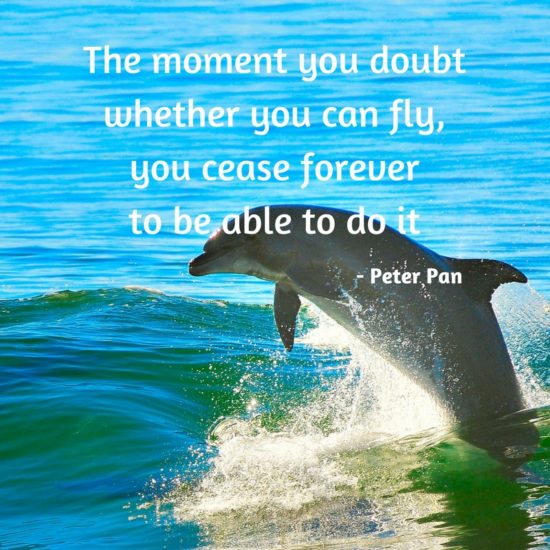 Never doubt you can fly - Peter Pan - Sunshine Prosthetics and Orthotics